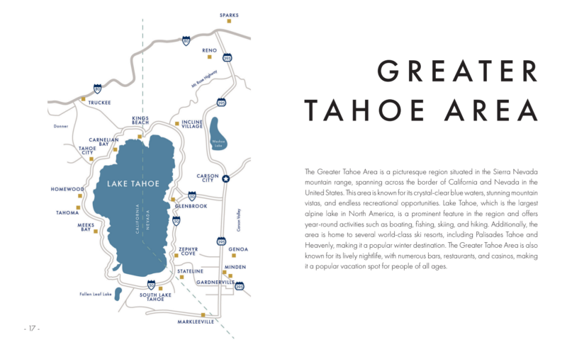 North Lake Tahoe Map